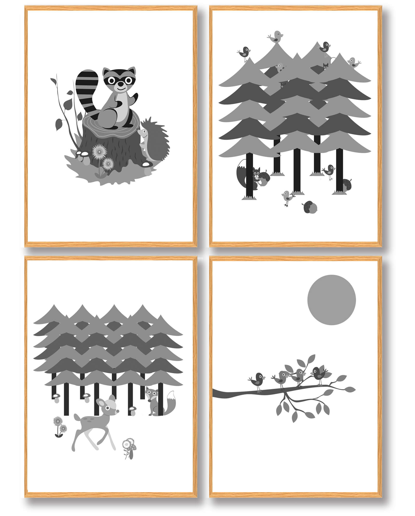 Plakatsæt Skoven