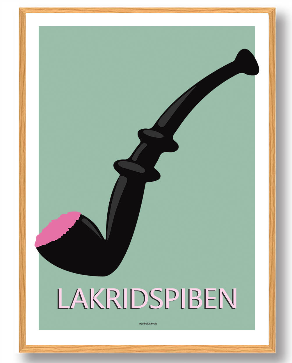 Stor Lakridspibeplakat Grøn