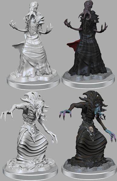 Dungeons   Dragons Nolzur   Marvelous Miniatures: Mind Flayers  Wzk90527
