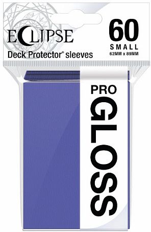 60 Lommer Ultra Pro Eclipse Gloss Small: Royal Purple  Lilla   Top Kvalitet  Professional Sleeves  15634