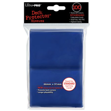 100 Lommer Ultra Pro Pro-gloss: Blue  Bl 195 165     195 184   Kvalitet  Sleeves  82692
