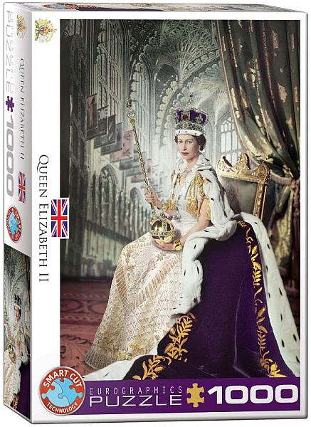 Queen Elizabeth Ii Puzzle  1000 Pieces