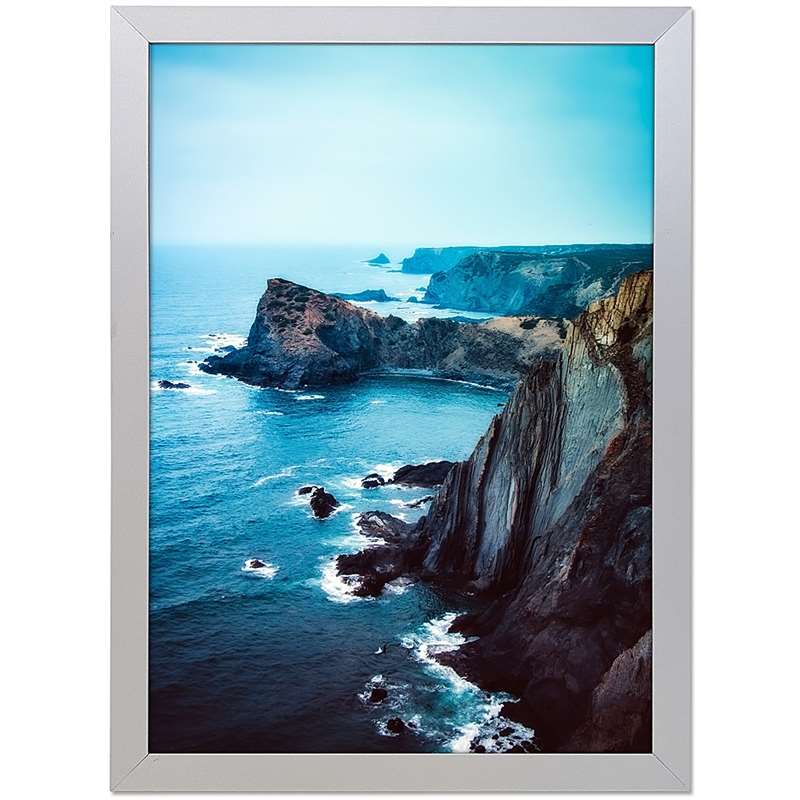 Alu Snap Frame Sølv 20 Mm Flad Profil A1