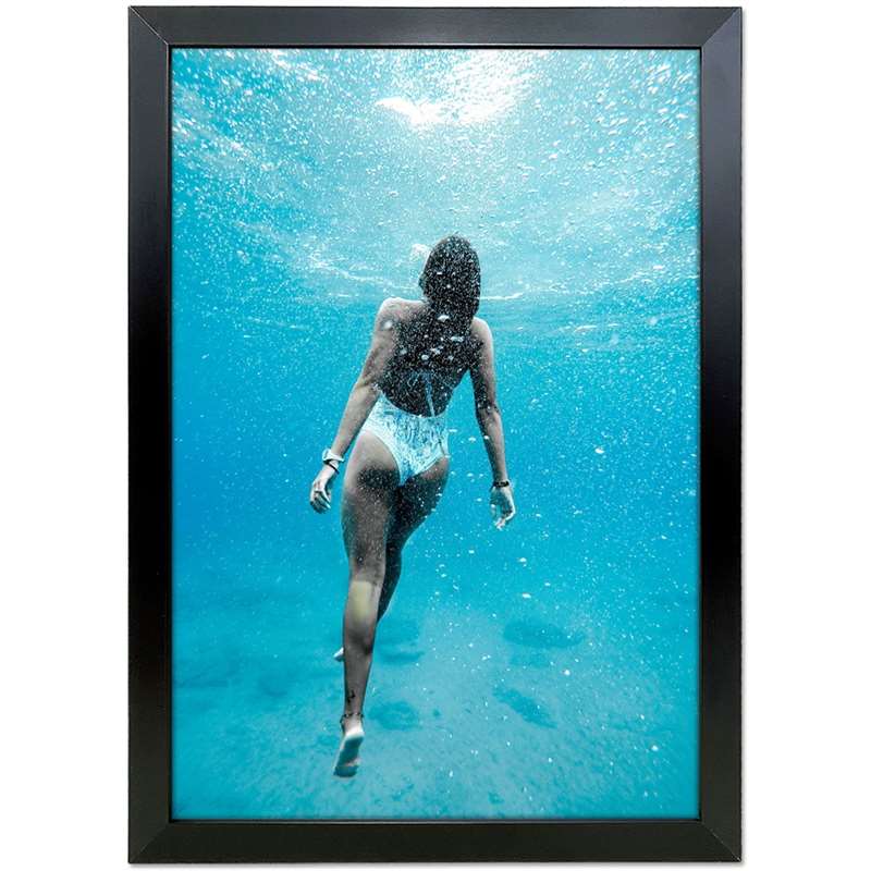 Alu Snap Frame Sort 20 Mm Flad Profil A2