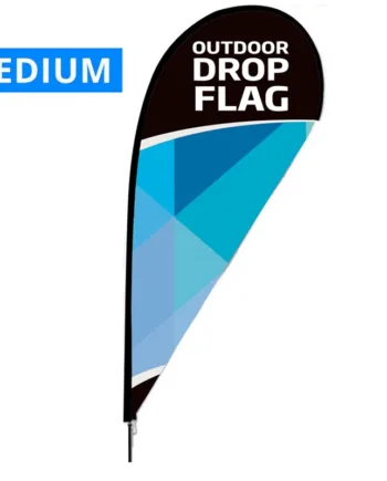 Beachflag  Outdoor Drop Flag  Medium  Inkl  Flag