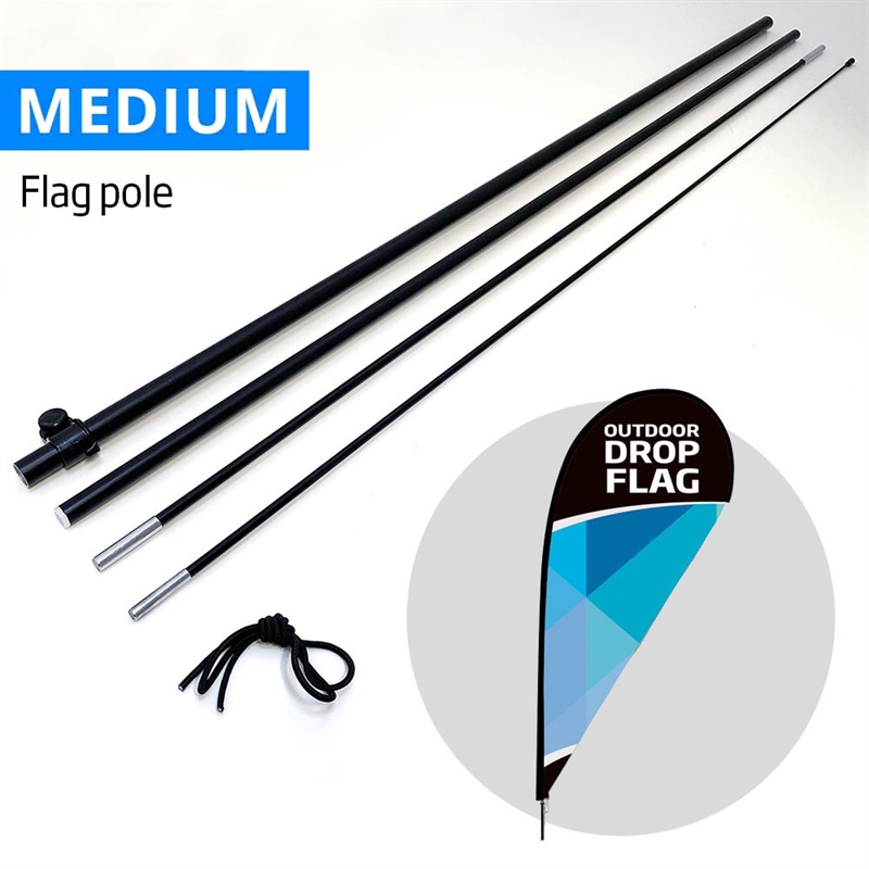 Beachflag Outdoor Drop Flag Medium Stangsystem
