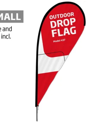 Beachflag  Outdoor Drop Flag  Small  Inkl  Flag