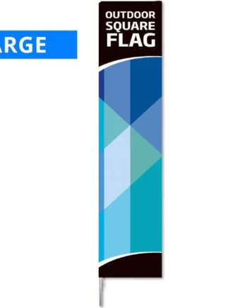 Beachflag  Outdoor Square Flag  Large  Alu Flagstang Inkl  Flag Med Print