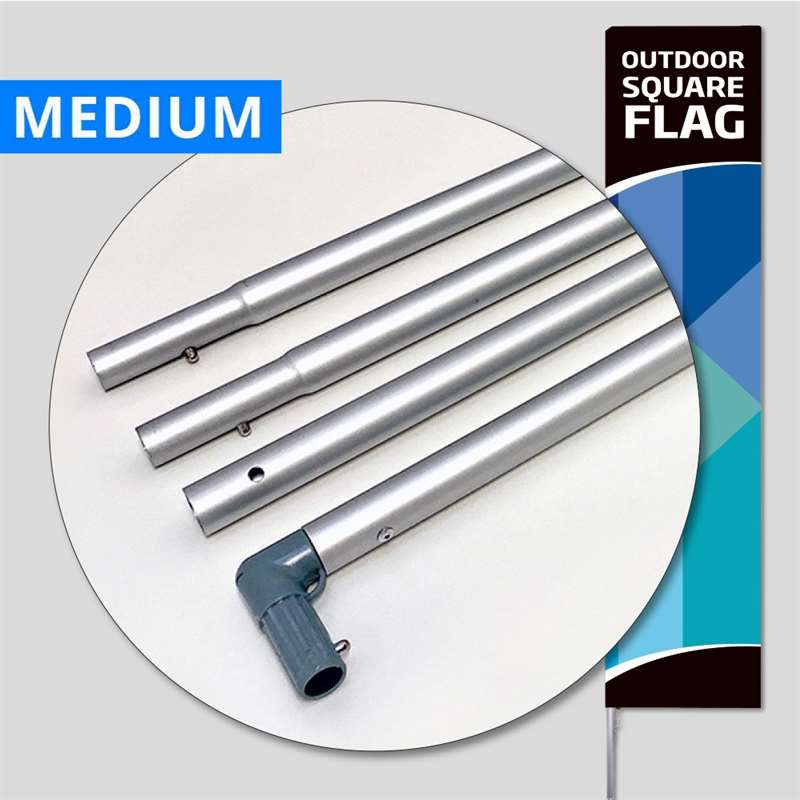 Beachflag Outdoor Square Flag Medium Stangsystem