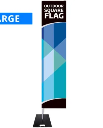 Beachflag  Outdoor Square  Large  Inkl  Flag Og Black Flag Base