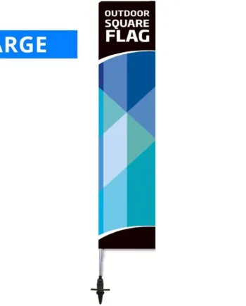 Beachflag  Outdoor Square  Large  Inkl  Flag Og Skruefod