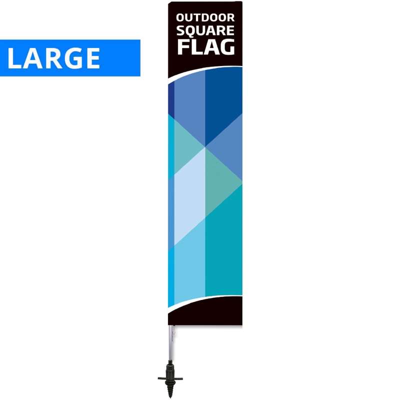 Beachflag Outdoor Square Large Inkl Flag Og Skruefod