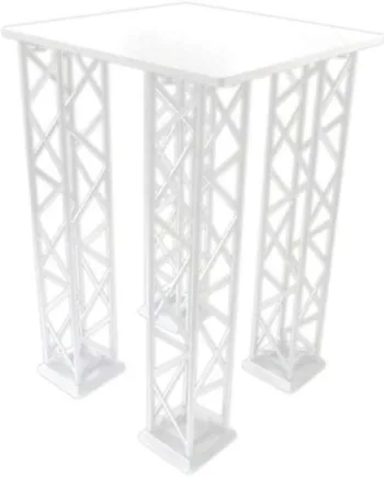 Crown Truss Counter Square White