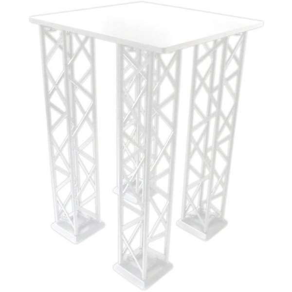 Crown Truss Counter Square White