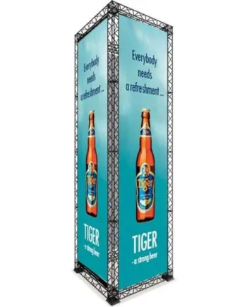 Crown Truss 15 Tårn Sort