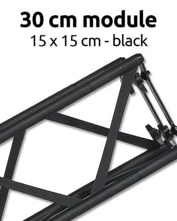 Crown Truss 15   15 Modul  Sort  30 Cm