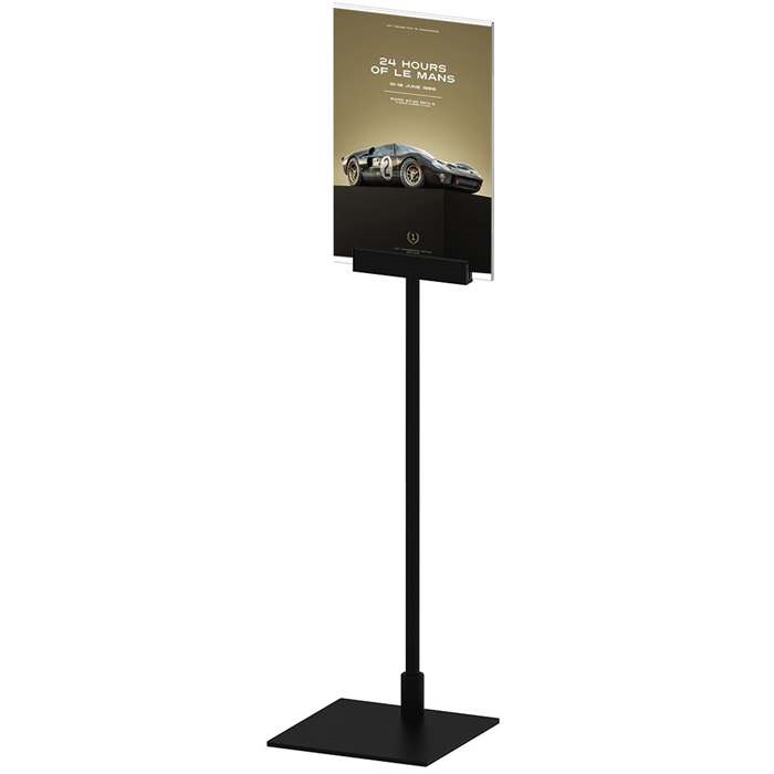 Design Stand Bordskilt Med Vertikal Akrylholder A5