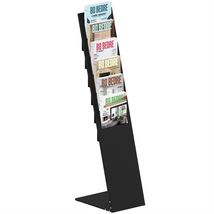 Design Stand Brochureholder Sort Stål A4 M65