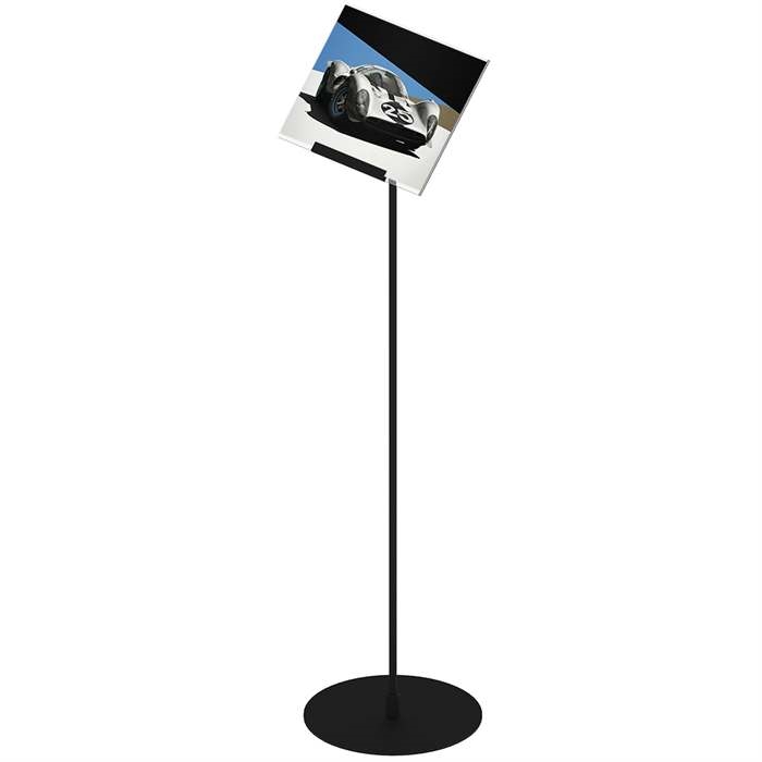 Design Stand Gulvskilt Med Horisontal Skrå Akrylholder A4