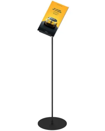 Design Stand  Gulvskilt Med Vertikal Skrå A4 Holder