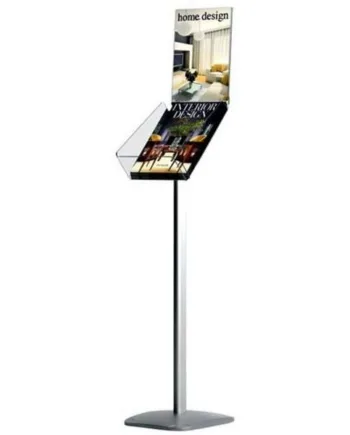 Expo Brochurestander Med A4 Infoholder Vertikal A4 21x29   Cm