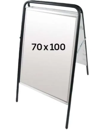 Expo Sign Gadeskilt  70   100 Cm  Sort