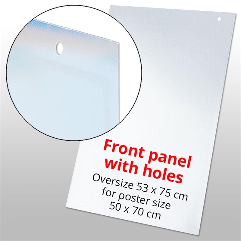 Frontplade Med Huller Til Wind-line Basic Gadeskilt 53 75 Cm