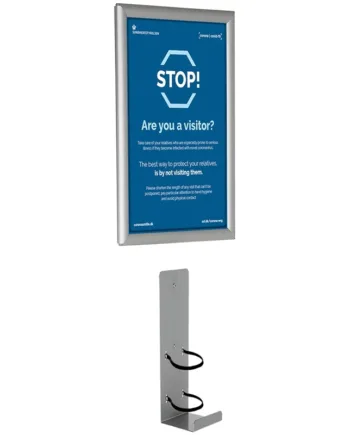Hylde Til Håndsprit Og A3 Klapramme Til Vægmontage