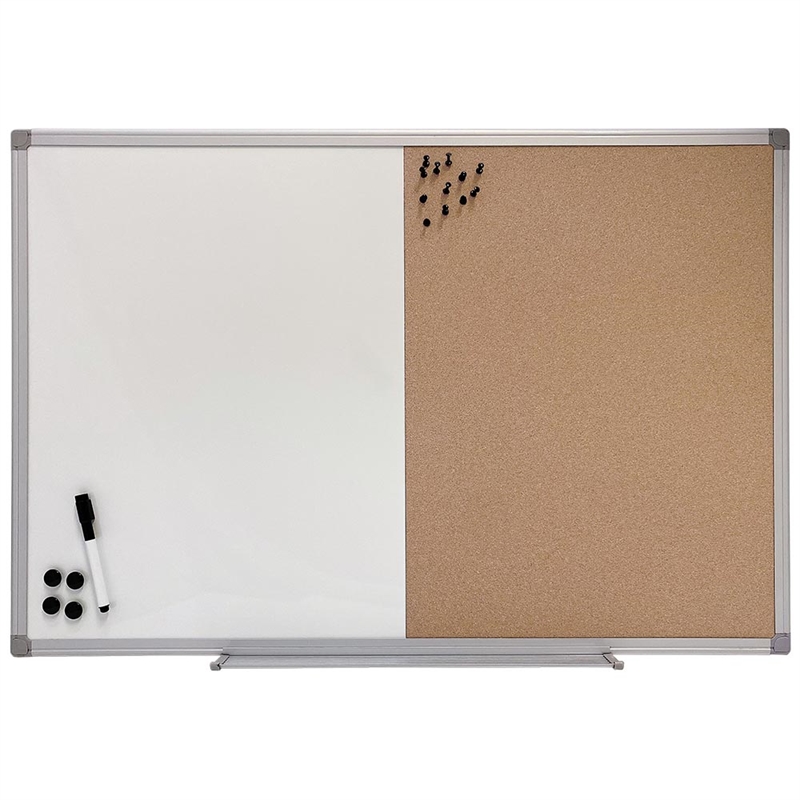 Kombitavle Kort Whiteboard 90 60 Cm