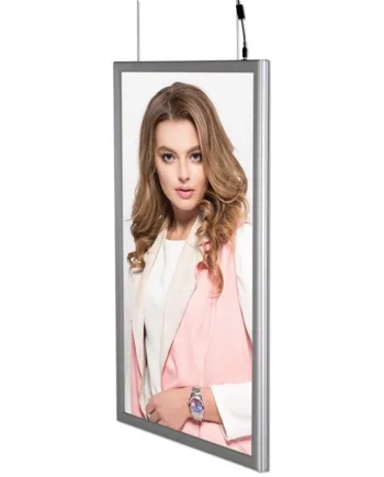 Led Lysramme  Vertikal  Dobbeltsidet  A2