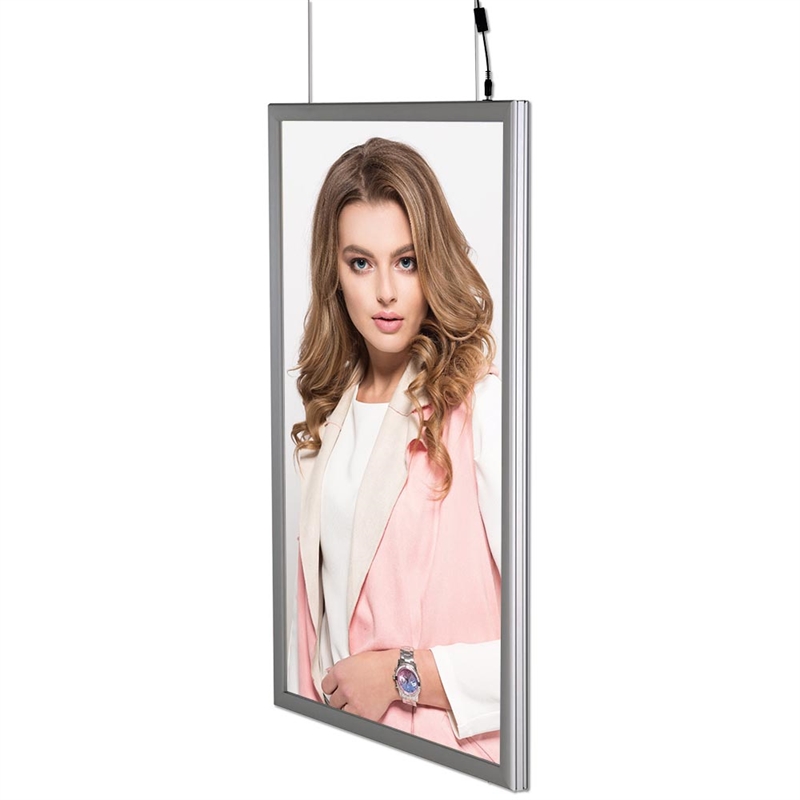 Led Lysramme Vertikal Dobbeltsidet A2