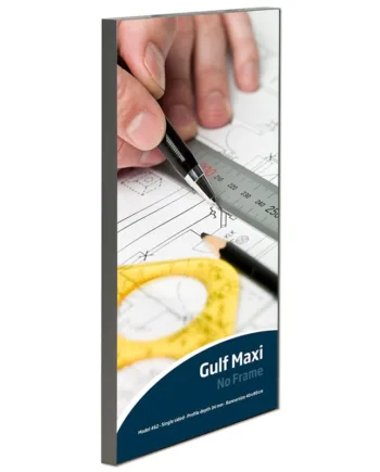 Maxiframe Gulf  Enkeltsidet Bannerramme  34 Mm Dyb  150   200 Cm