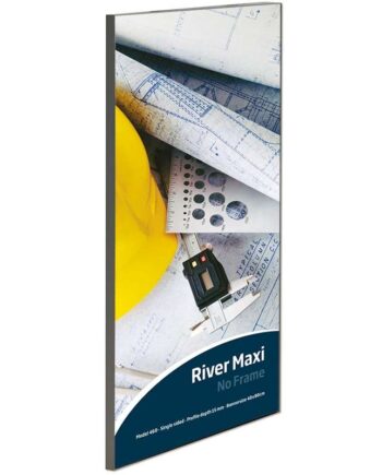 Maxiframe River  Enkeltsidet Bannerramme  A4