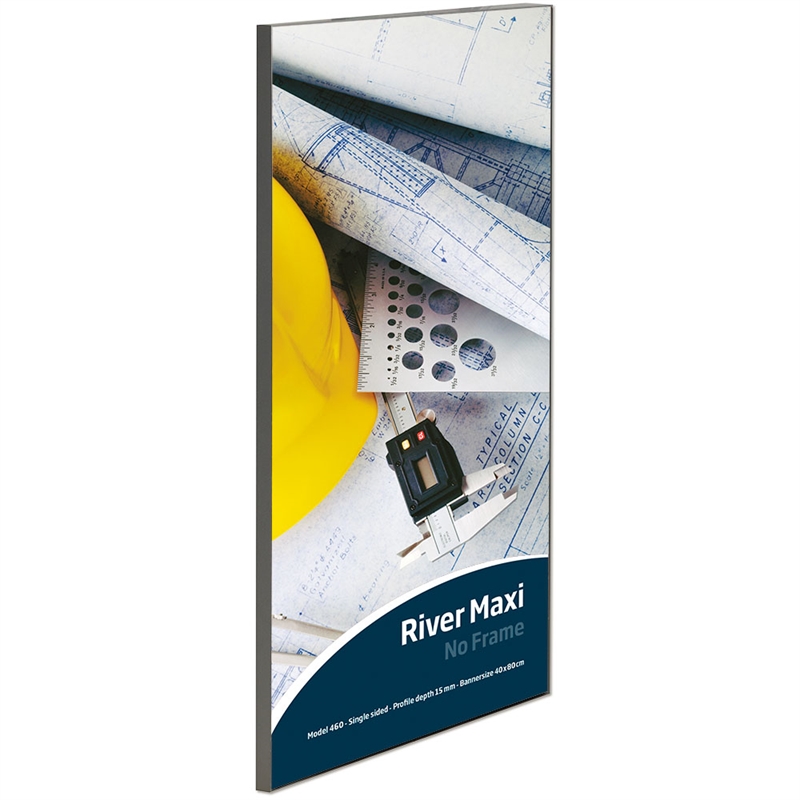Maxiframe River Enkeltsidet Bannerramme A3