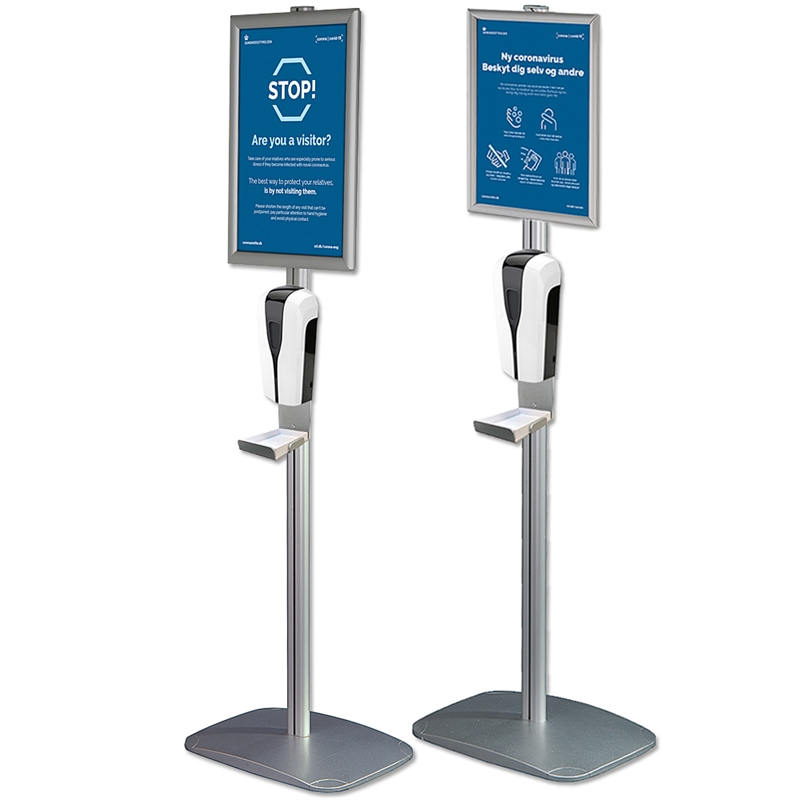 Mini Multi Stand Med Spritdispenser Drypbakke Og Klapramme
