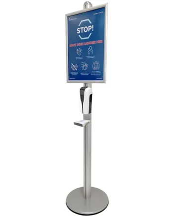 Multi Stand Med Dispenser  Drypbakke Og A2 Klapramme