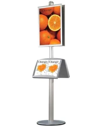 Multi Stander   Dobbeltsidet Med Stålhylde 25mm
