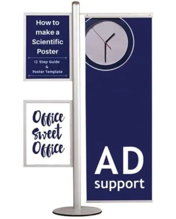 Multistand 16 Dobbeltsidet Med   Stk A2 Slide-in  50cm Banner