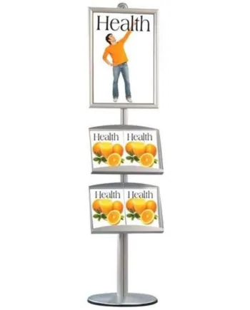 Multi Stander   Enkeltsidet Med   Akrylhylder 25mm  1x50x70cm
