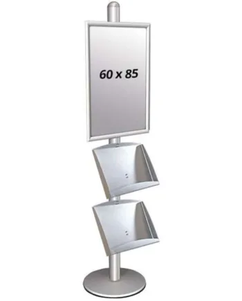 Multi Stander   Enkeltsidet Med   Stålhylder 25mm  1x60x85cm
