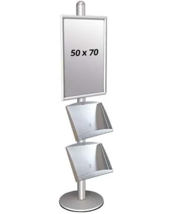 Multi Stander   Enkeltsidet Med   Stålhylder 25mm  1x50x70cm