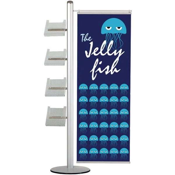 Multi Stander 19 Enkeltsidet Stk 50cm Banner 4xa4 Hylder