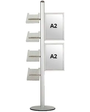 Multistand 18 Enkeltsidet  2xa2 Slide-in   4xa4 Hylder
