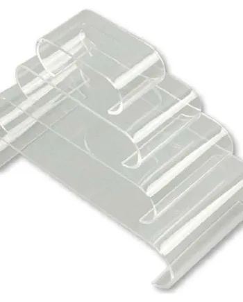 Nesting Shelves Rounded   Stk  Transparent