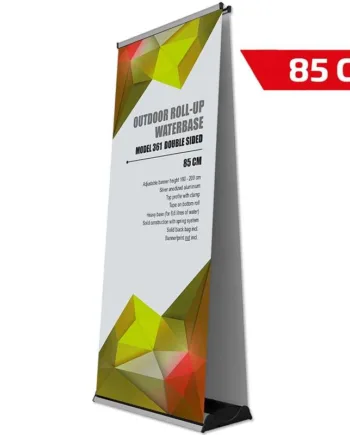 Outdoor Roll-up Waterbase  Dobbeltsidet Kassette  85   160-200 Cm
