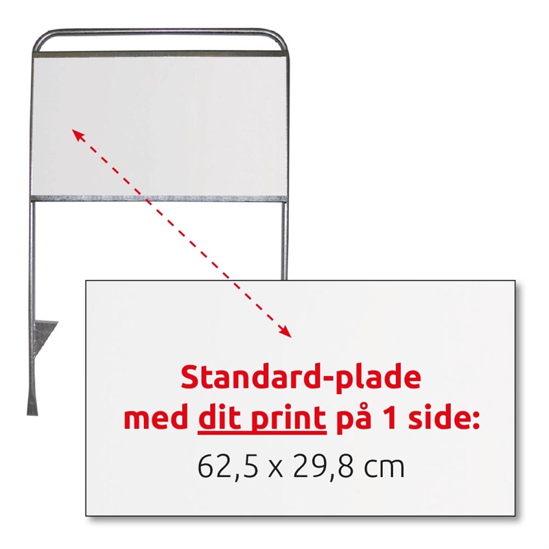 Plade Med Print På Side 62 29 Cm Til Estate Sign Standard