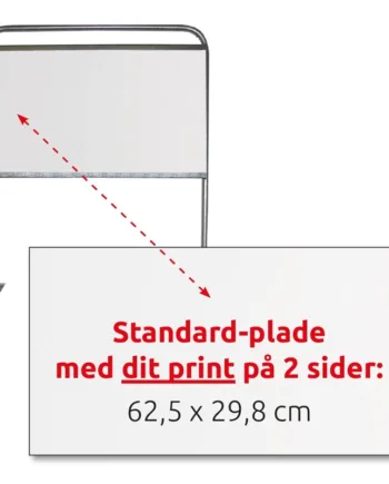 Plade Med Print På   Sider  62     29   Cm  Til Estate Sign Standard