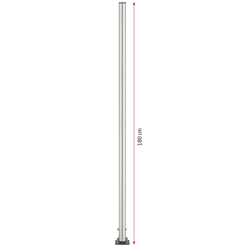 Pole Stand 180 Cm Rustfri Stål Til Dispensere