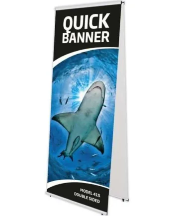 Quick Banner Dobbeltsidet Uden Banner Og Print- 100x200cm