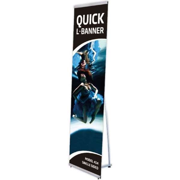 Quick -banner Enkeltsidet Uden Banner Og Print- 40x200cm
